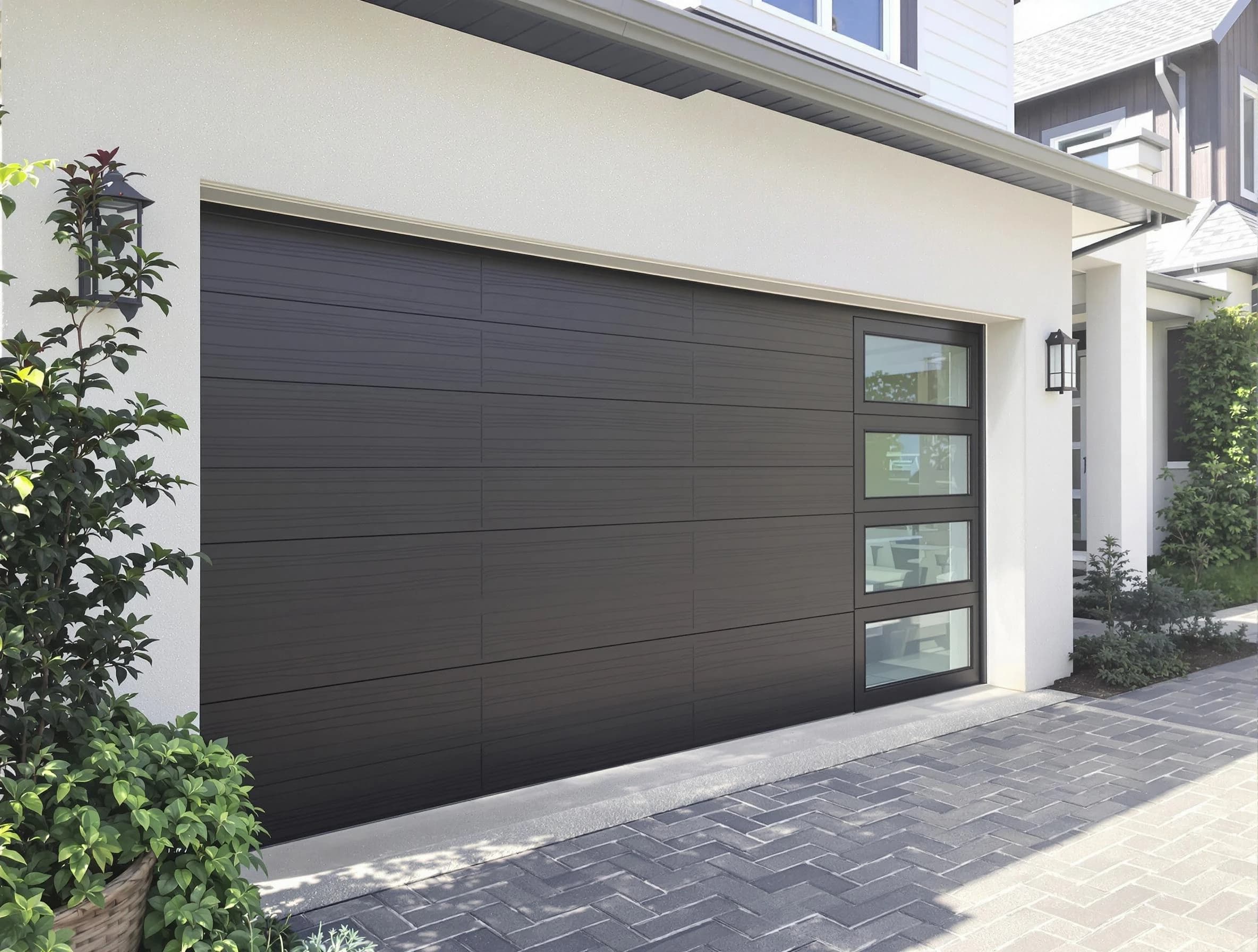 Custom garage door installation by Scottdale Garage Door Repair in Scottdale