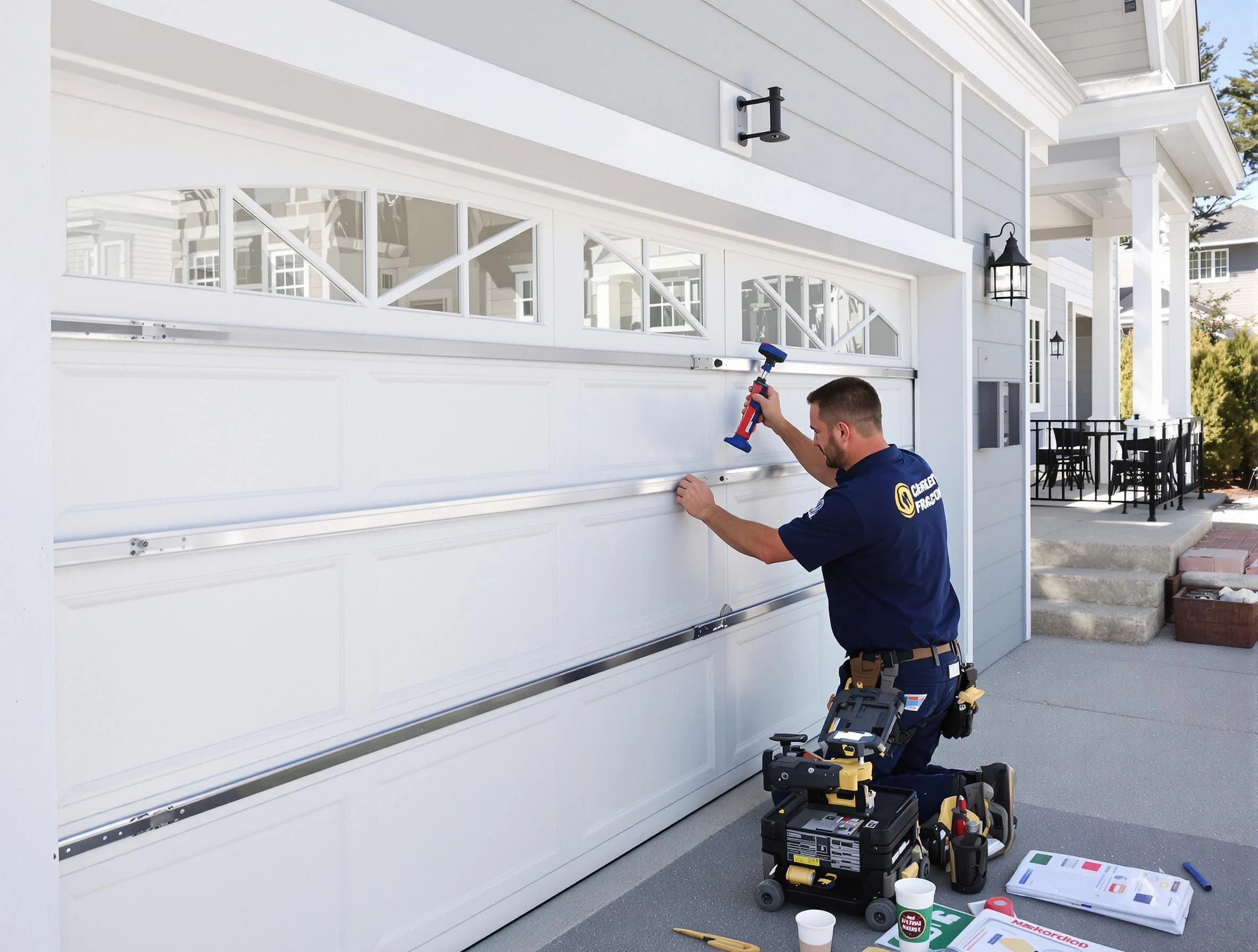 Professional garage door installation by Scottdale Garage Door Repair in Scottdale