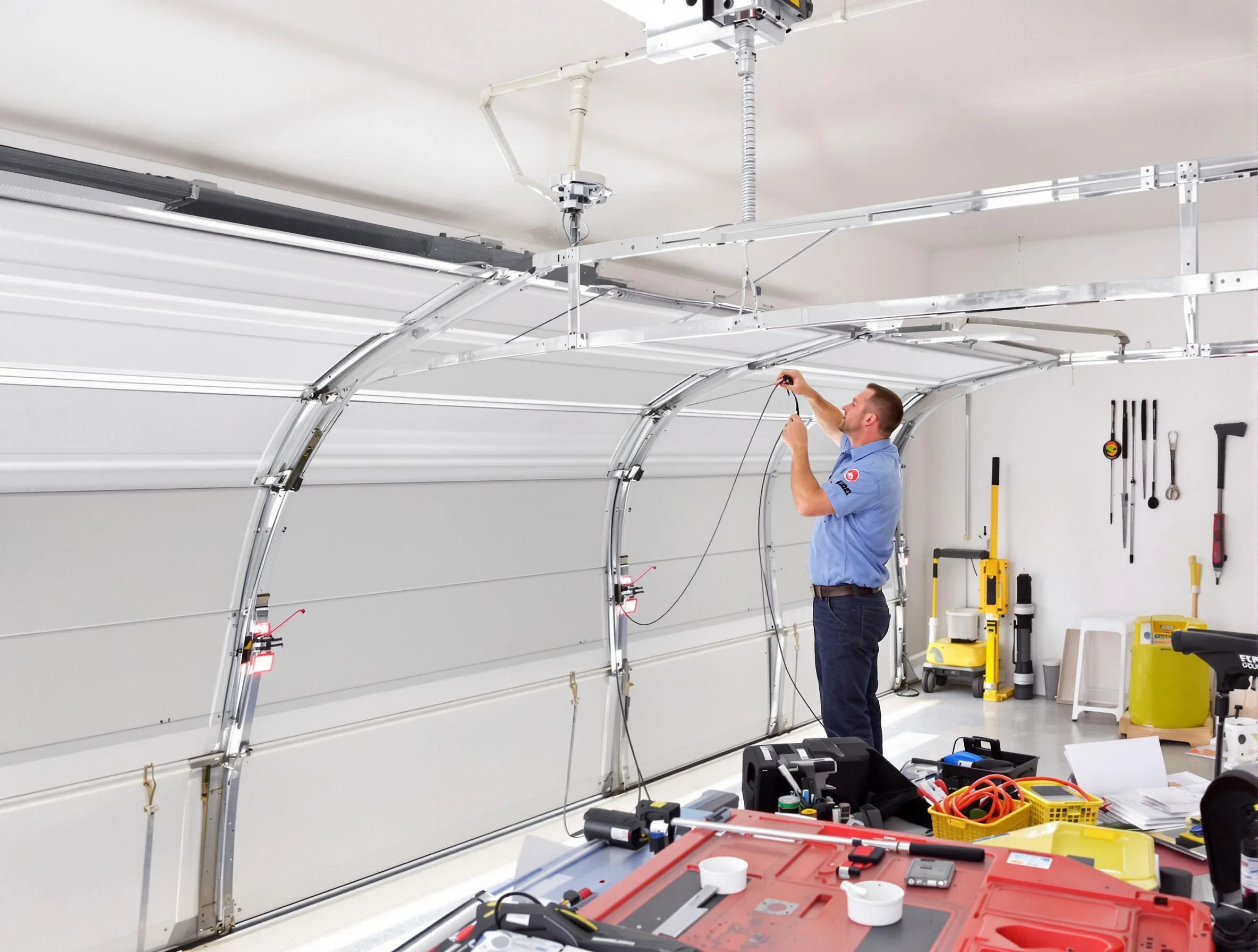 Garage door cable repair service by Scottdale Garage Door Repair in Scottdale