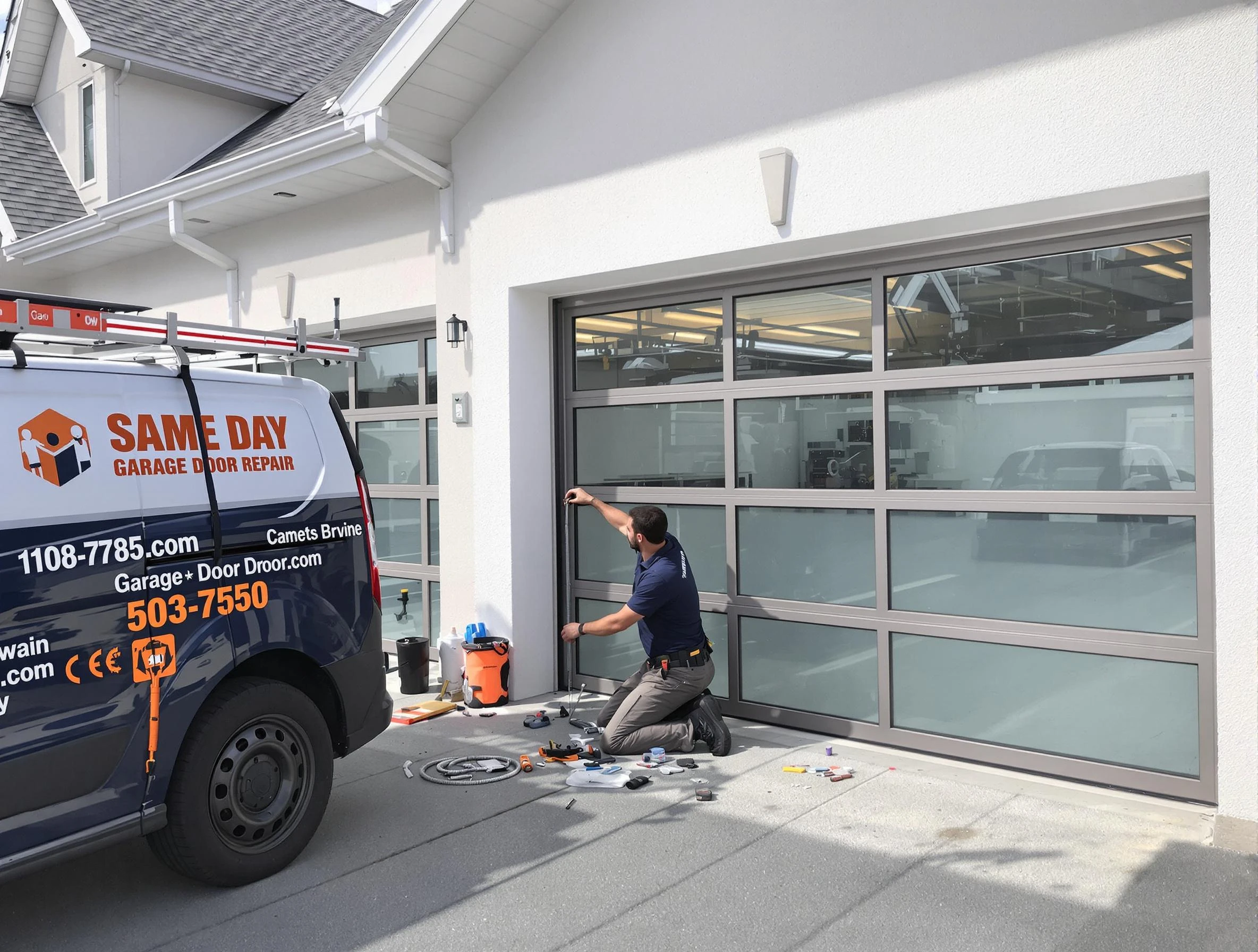 Same-day garage door repair service by Scottdale Garage Door Repair in Scottdale